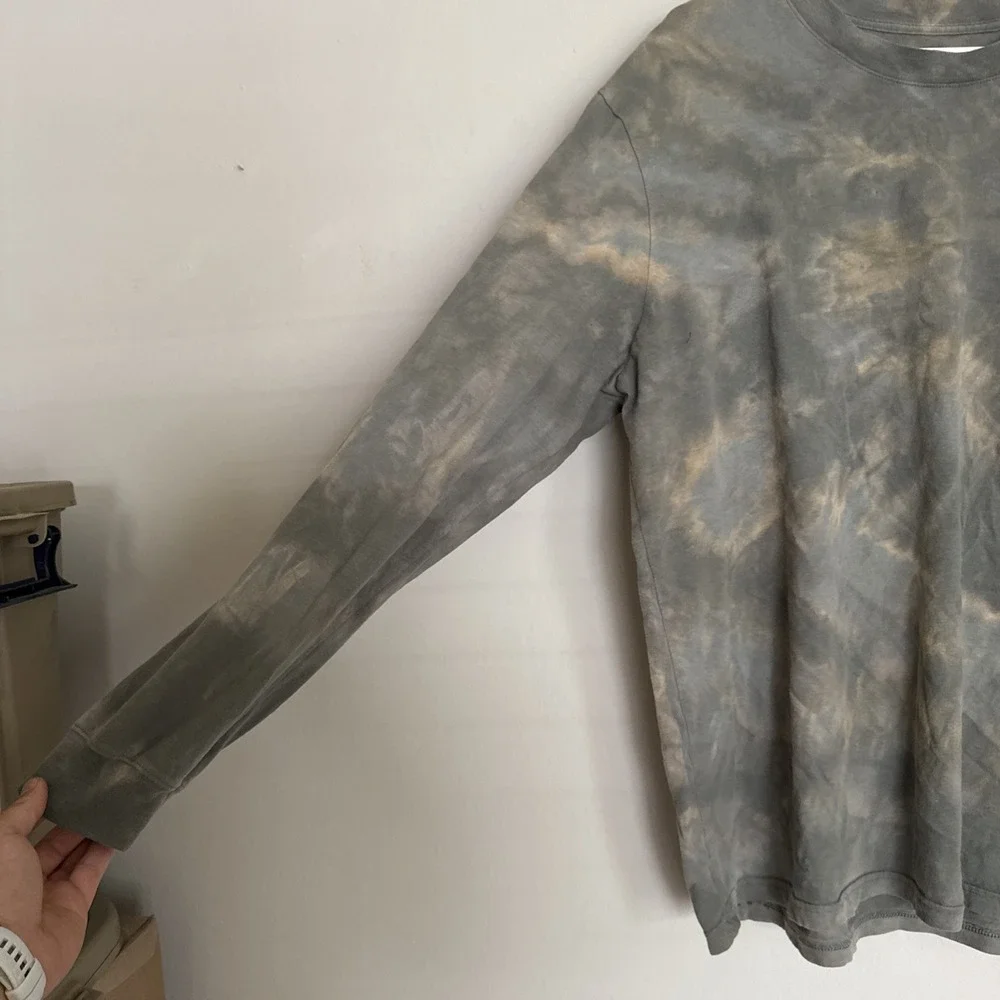 The North Face Men WANDER Long Sleeve Shirt Xxl Hand Made Tie Dye‎ 1 Of A Kind